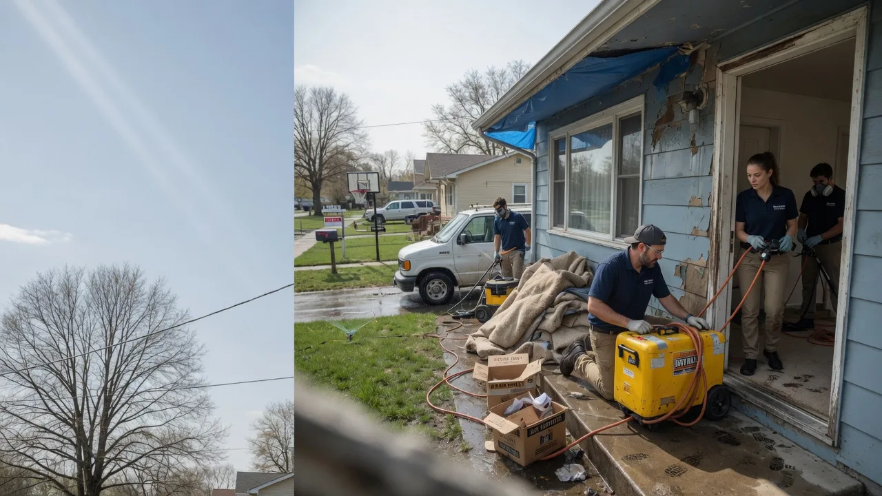 Basement Flood Cleanup in Mereta, TX near me